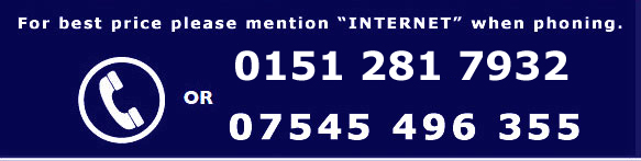 Phone 01695 420 812 or 07545 496 355
